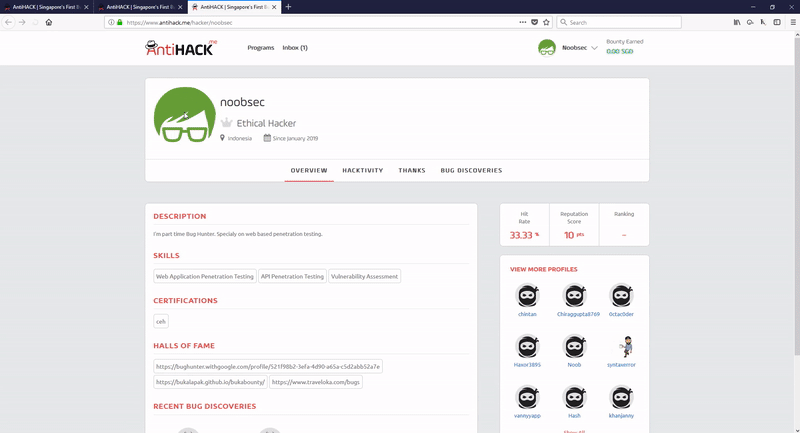 How I Found Multiple Vulnerabilities on antihack.me