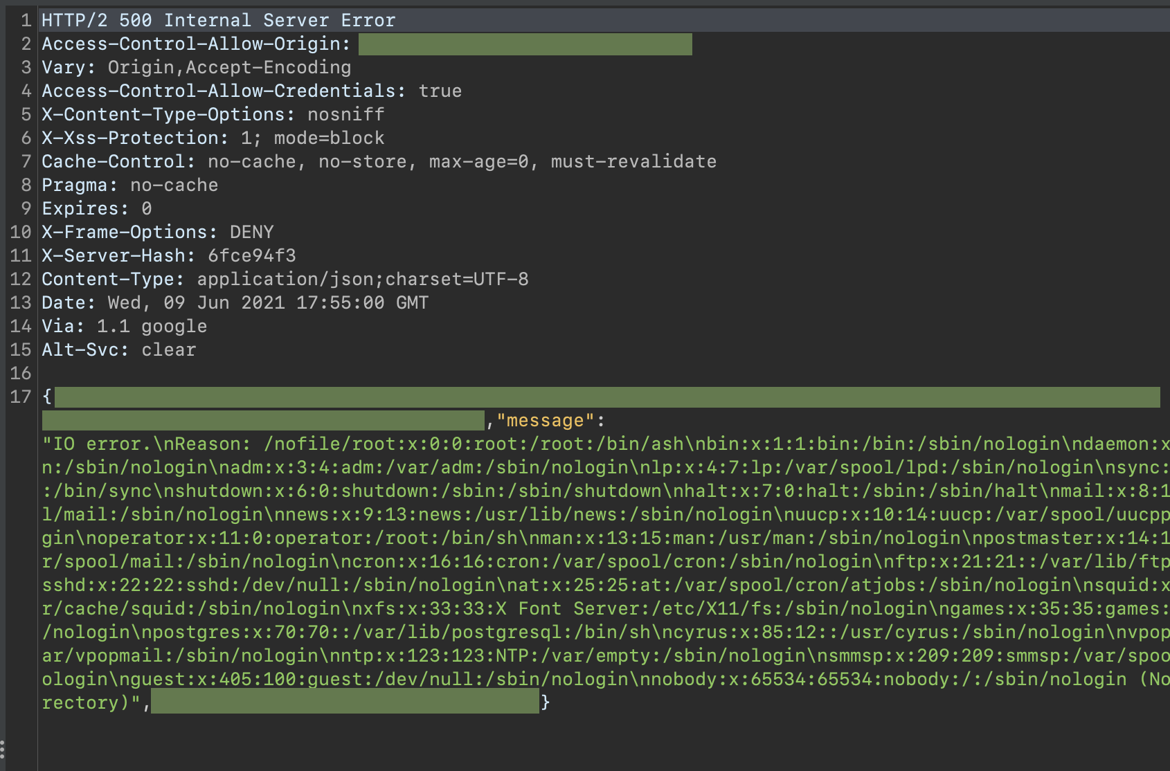 Full Local File Read via Error Based XXE using XLIFF File